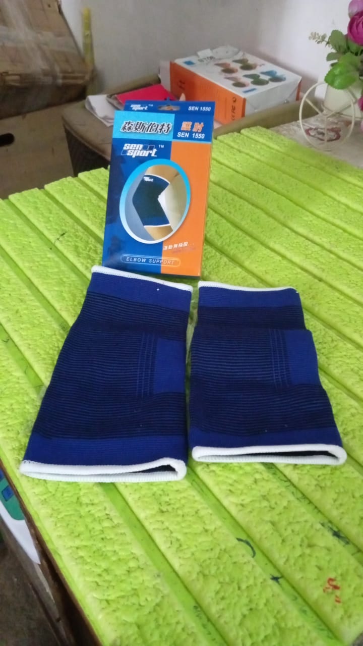 Adjustable Elbow Strap Compression Sleeves Supporter (1 Pair / With Color Box) Adjustable Elbow Strap Compression Sleeves Supporter (1 Pair / With Color Box)